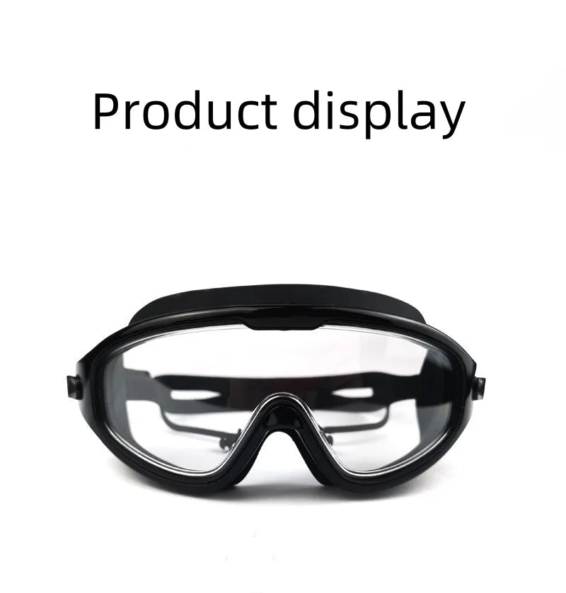 Adult Large Frame Schwimmbrille mit Ohrstöpseln
