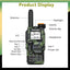 UV-K5 Walkie Talkie 5W 50-600MHz Radio UHF VHF NOAA Scrambler /DTMF Copia Frequenza Wireless UV-K58 UV-K6 Radio Bidirezionale