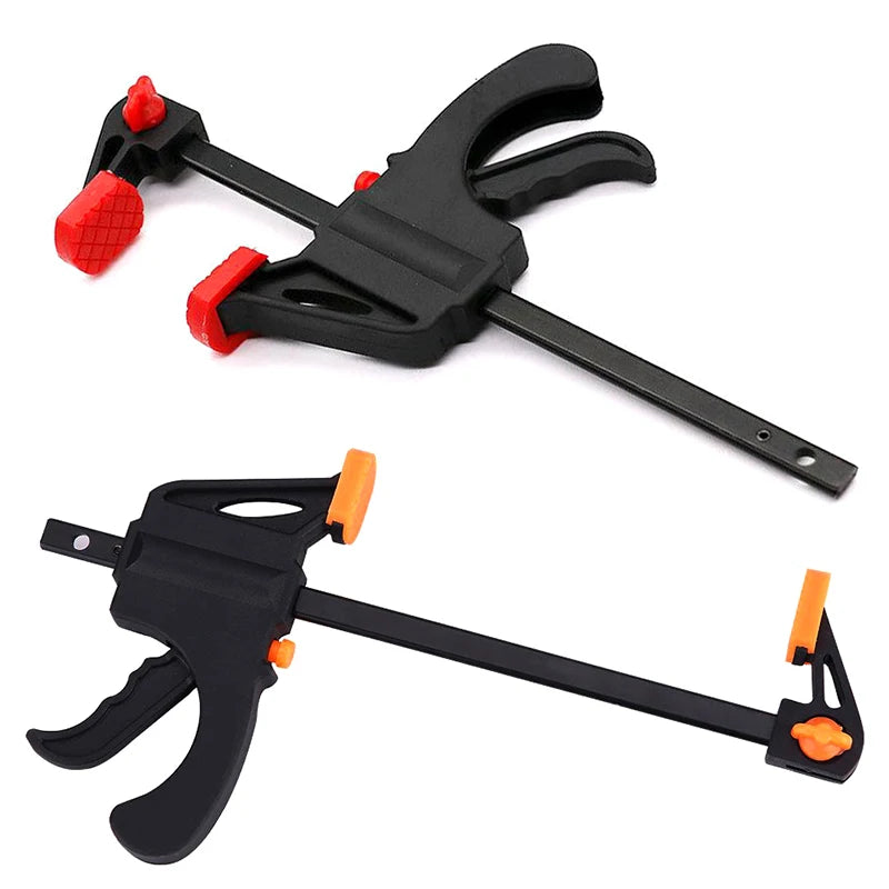Abrazaderas de Carpintería de Liberación Rápida de 4' - Kit de Barras de Nailon Portátil para DIY