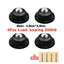 4Pcs Furniture Casters Wheels Heavy Duty Ball Pulley Self Adhesive Stainless Steel 360° Rotation Universal Wheel Load 20/200Kg
