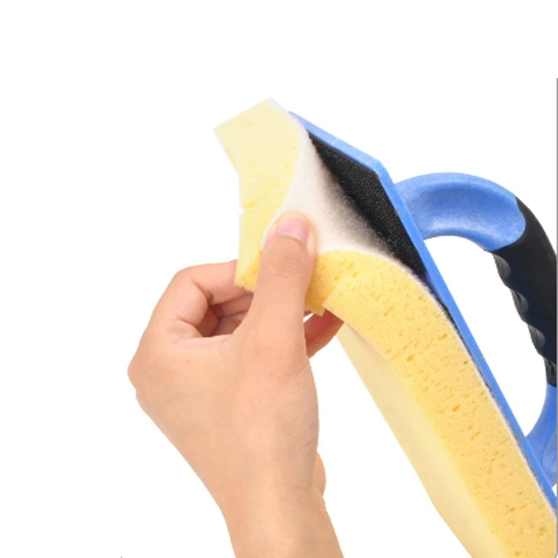 Tile Cleaning Grout Trowel Float with Sponge and Scouring Pad