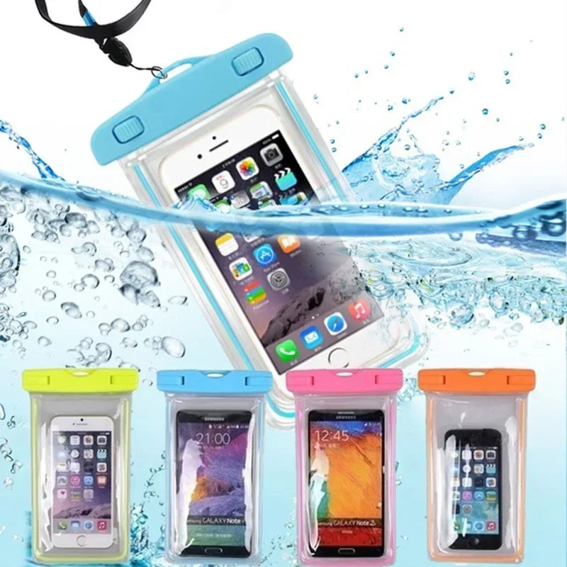 Funda Impermeable para Teléfono para Natación y Deportes Acuáticos (Hasta 6 Pulgadas)
