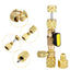 HVAC Valve Core Remover Installer Tool: R410A/R22 Schrader Valve Core Removal for 1/4" & 5/16" Dual Size Port