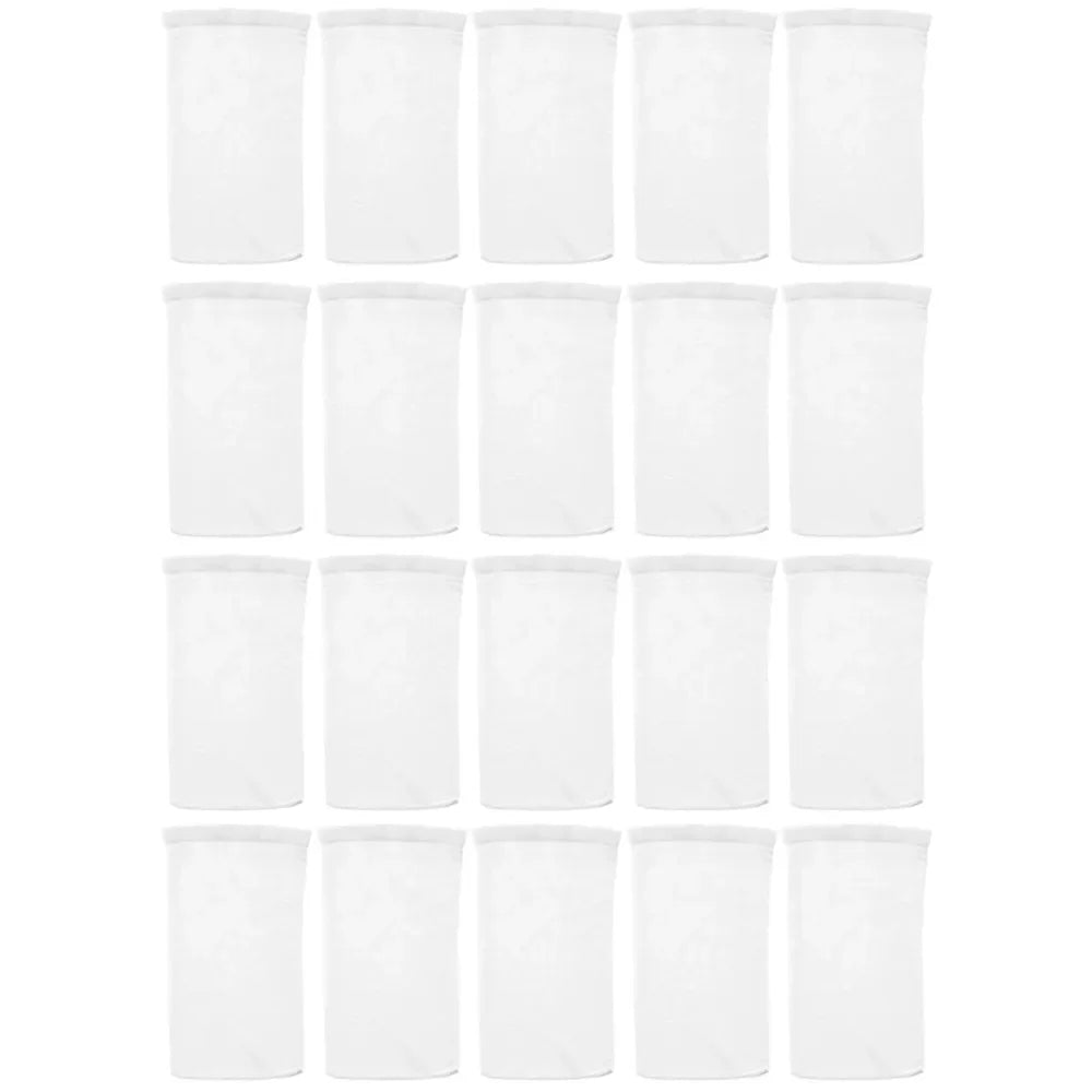 5-50pcs Calcetines para Desnatador de Piscina Diseño de Malla de Nylon Elástica Detritos de Estanque Hojas Filtros Cesta Desnatadores Accesorios para Piscina