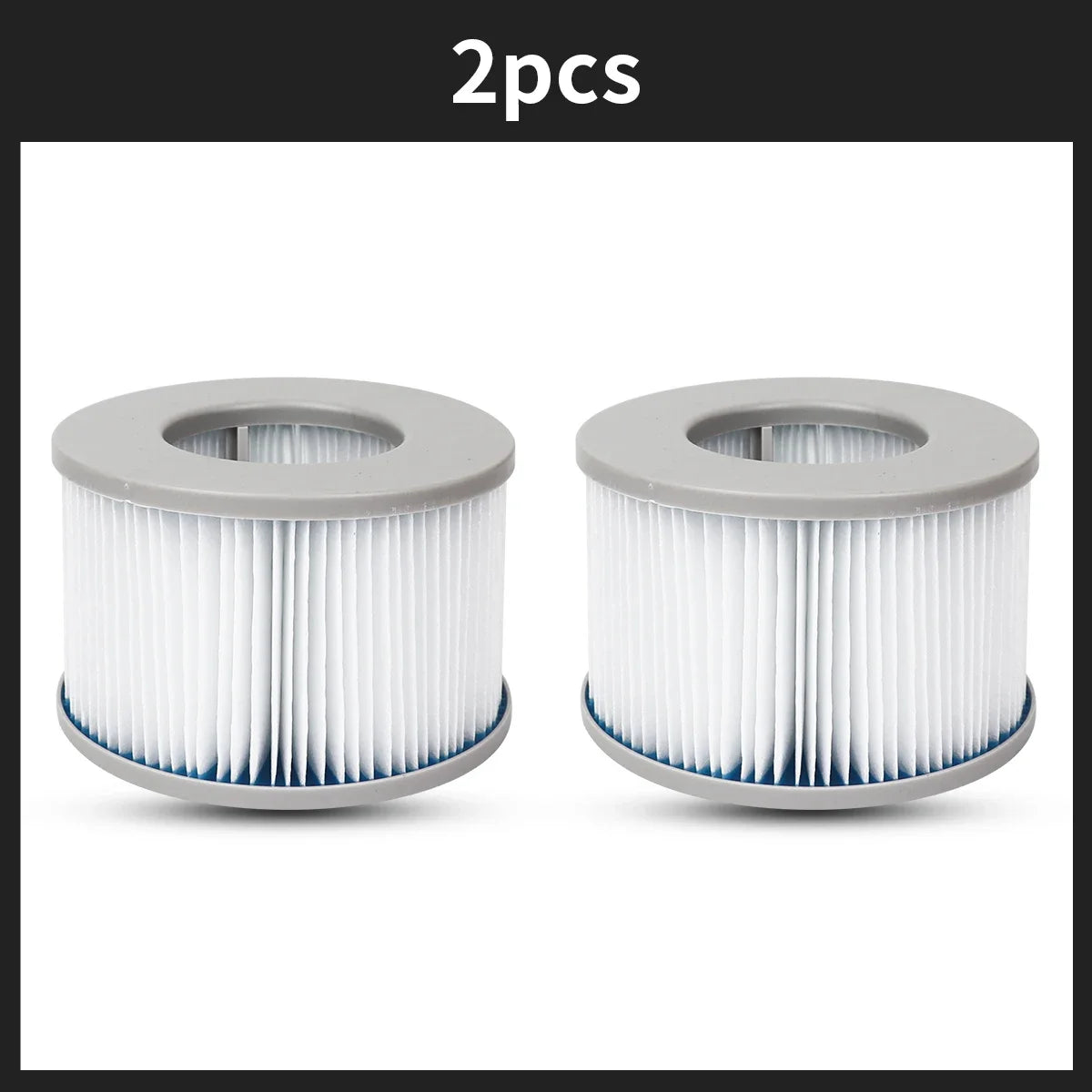 2-6 piezas Cartucho de Filtro de Agua de Bañera de Hidromasaje Inflable Reemplazo de Bomba Kit de Reemplazo de Filtro de Hidromasaje Amigable para Natación Elite