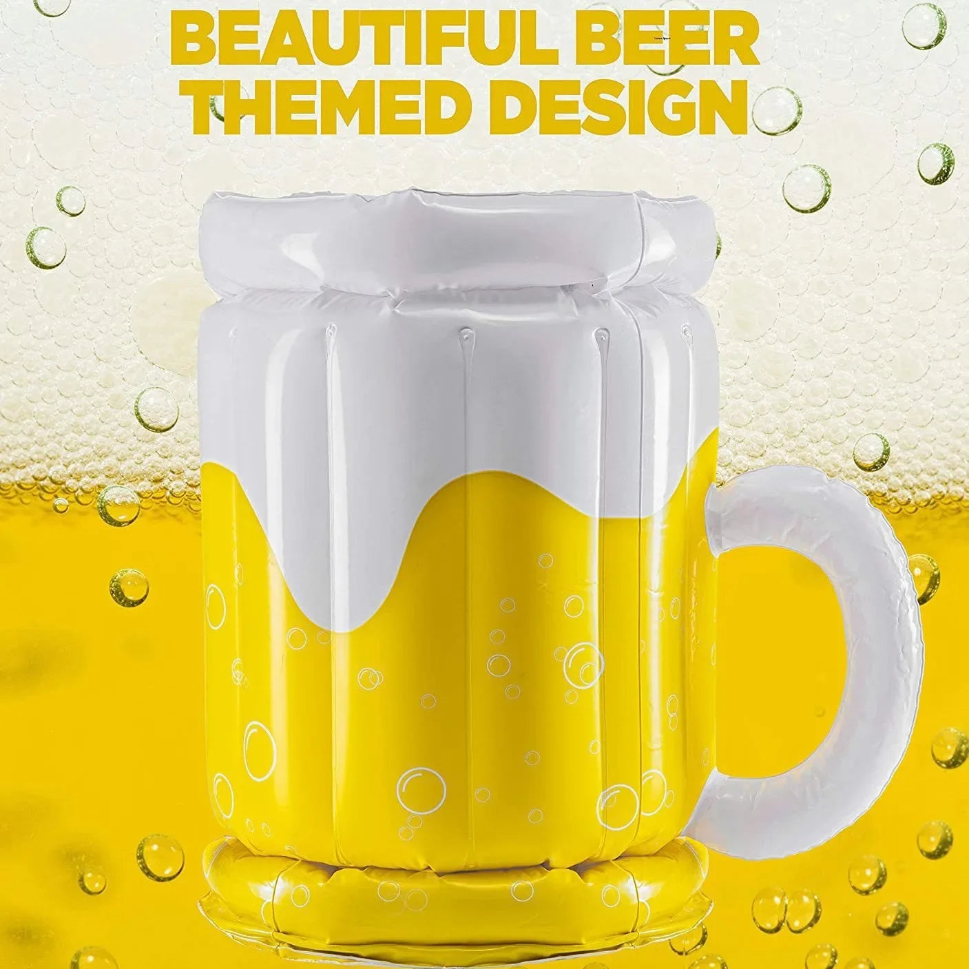 PVC Inflatable Ice Bucket Summer Cool Drinks Ice Tray Pool Water Sports Hydration Storage Bucket Beer