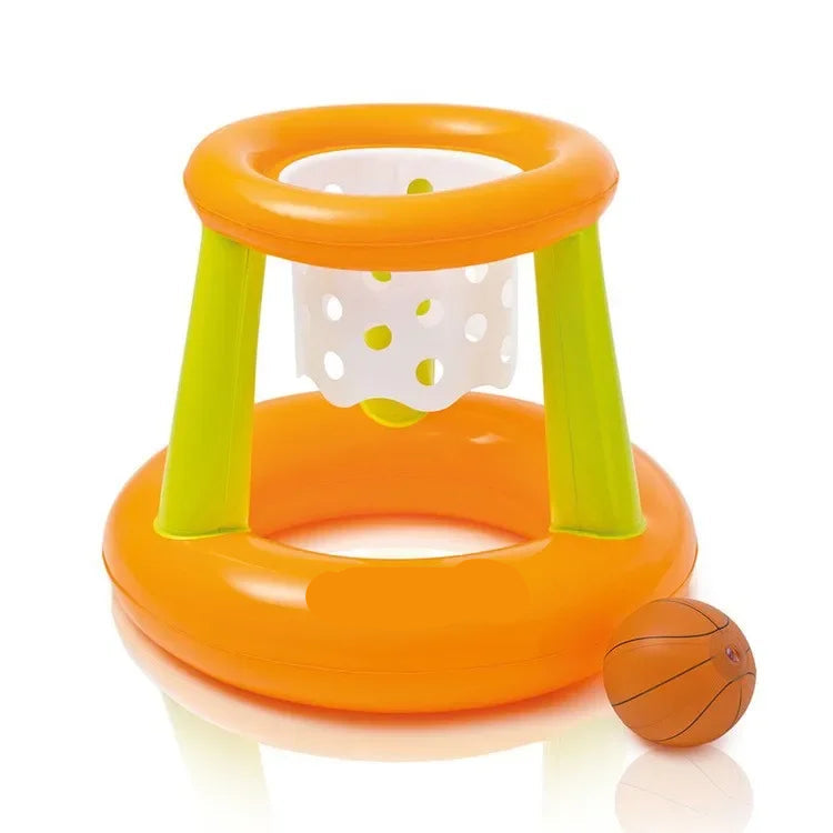 Inflatable Basketball Stand with Interactive Water Game for Kids and Adults