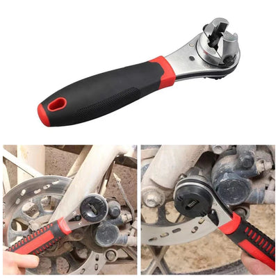Adjustable Ratchet Wrench - Quick Release Combination Manual Spanner Hand Tool