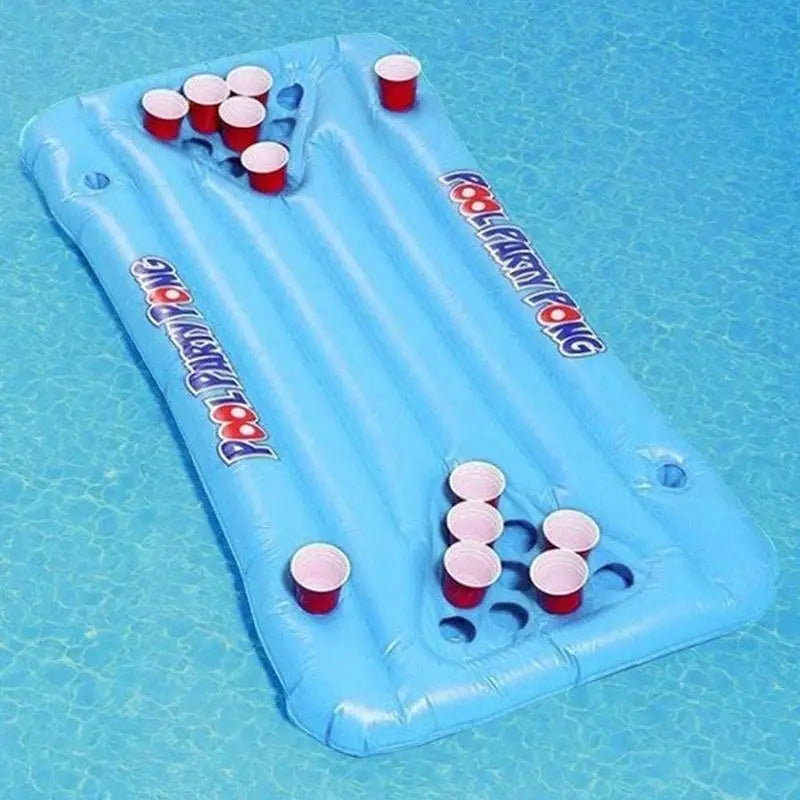 Beach Floating Pingpong Raft – Inflatable Pool Pong Table