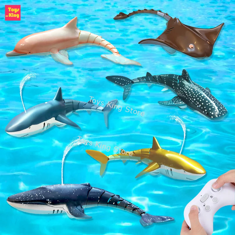 Spray Water RC Shark – Electric Remote Control Toy