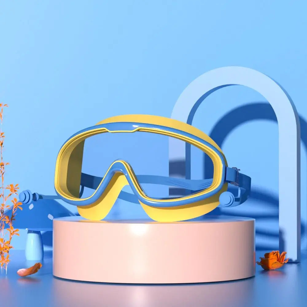 Swim Goggles for Kids Toddler 3-15 Anti Fog No Leak Clear Wide Vision