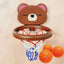 Bear Design Suction Cup Basketball Bath Toy Set