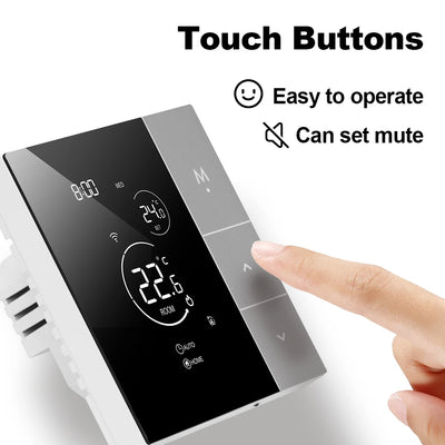 Tuya Wifi Thermostat Smart Home Thermoregulator for Warm Floor Electric Heating Boiler Underfloor Temperature Controller