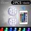 10Leds RGB LED Underwater Light Submersible Night Lamp Battery Party Lighting