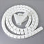 Clips de tube de stockage de fil de 5M Organisateur de manchon de câble Enveloppe de tuyau Protecteur de cordon Dispositif de gestion en spirale flexible