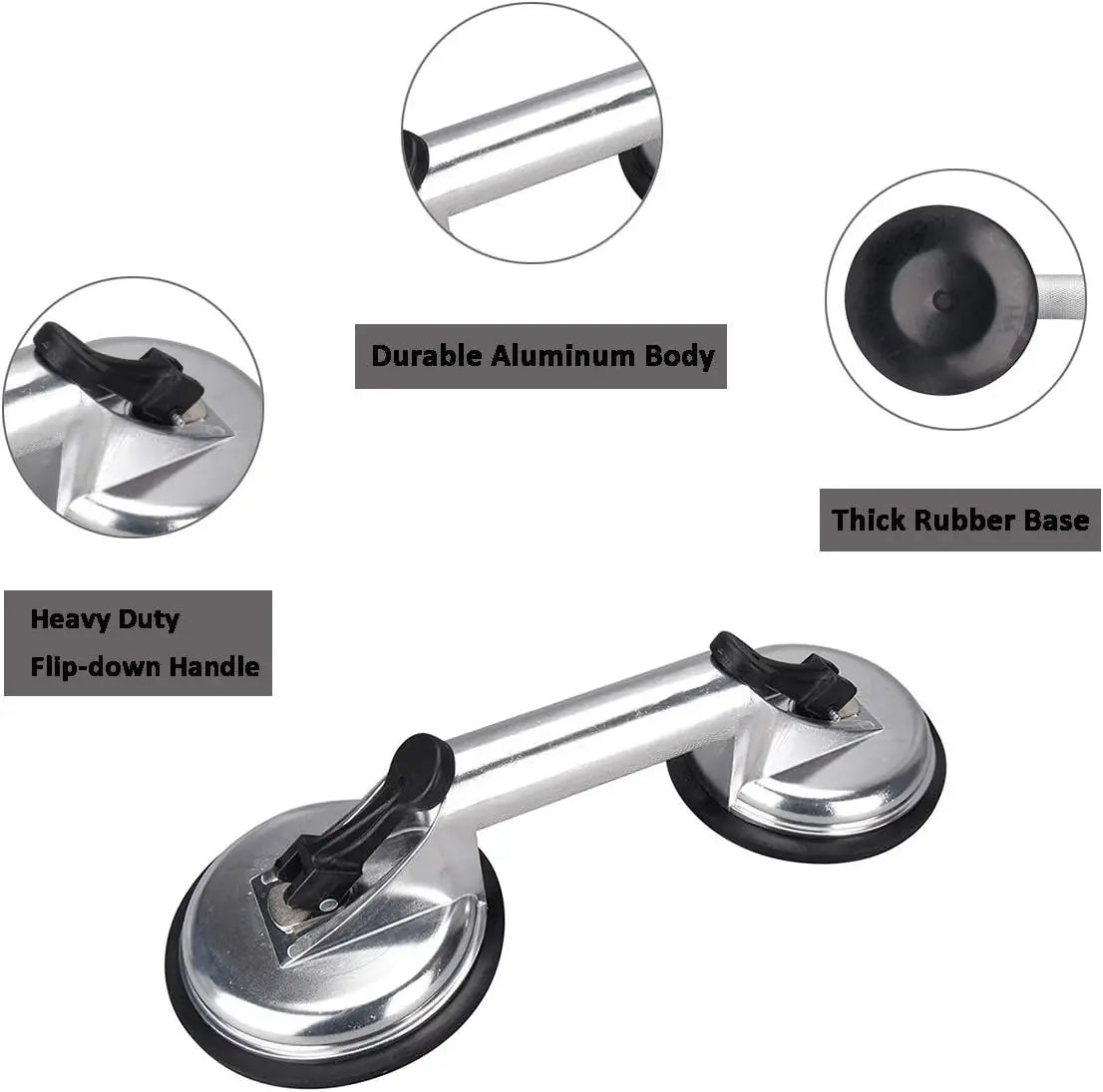 Aluminum Alloy Suction Cup with Single/Double/Triple Claws Vacuum Lifter for Glass and Tile