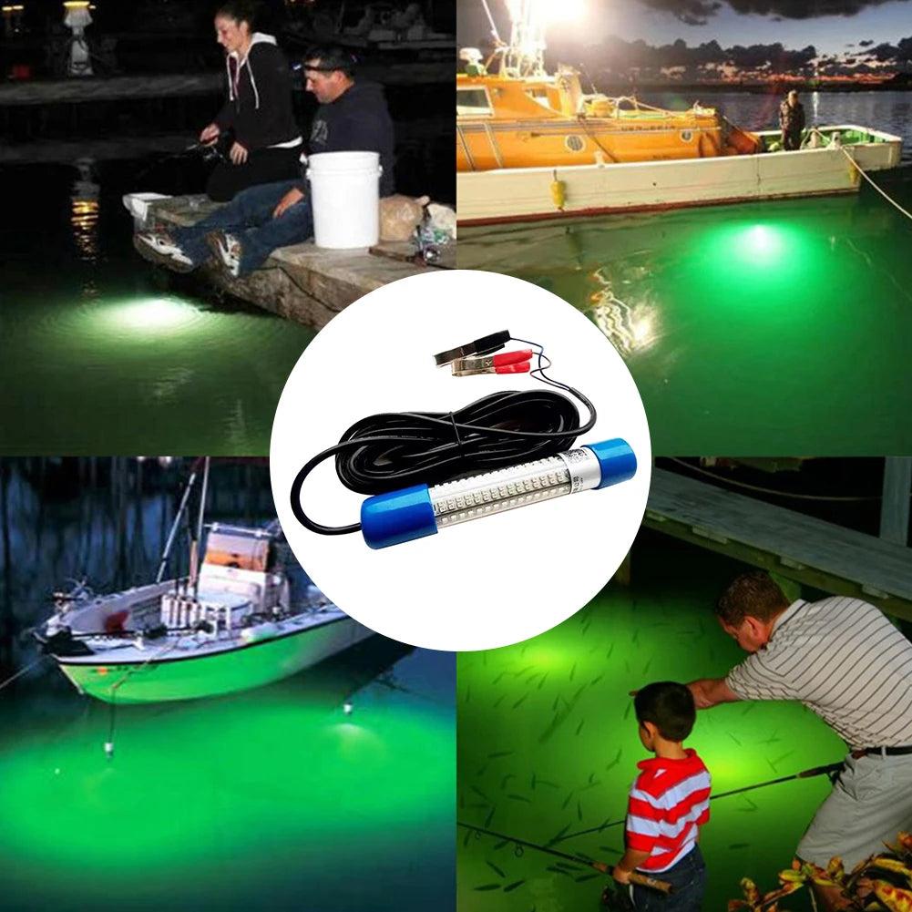 50W DC12-24V Night Fishing Light LED Underwater Lamp Submersible Fishing Light Waterproof