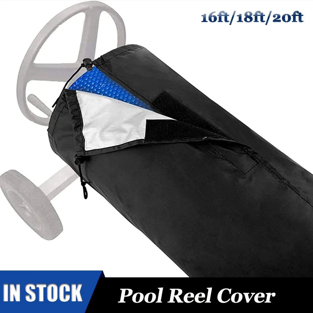 Solar Reel Protective Cover For 16-20ft Pool Reel Covers Solar Blanket Cover Waterproof Pool Cover