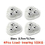 4Pcs Furniture Casters Wheels Heavy Duty Ball Pulley Self Adhesive Stainless Steel 360° Rotation Universal Wheel Load 20/200Kg