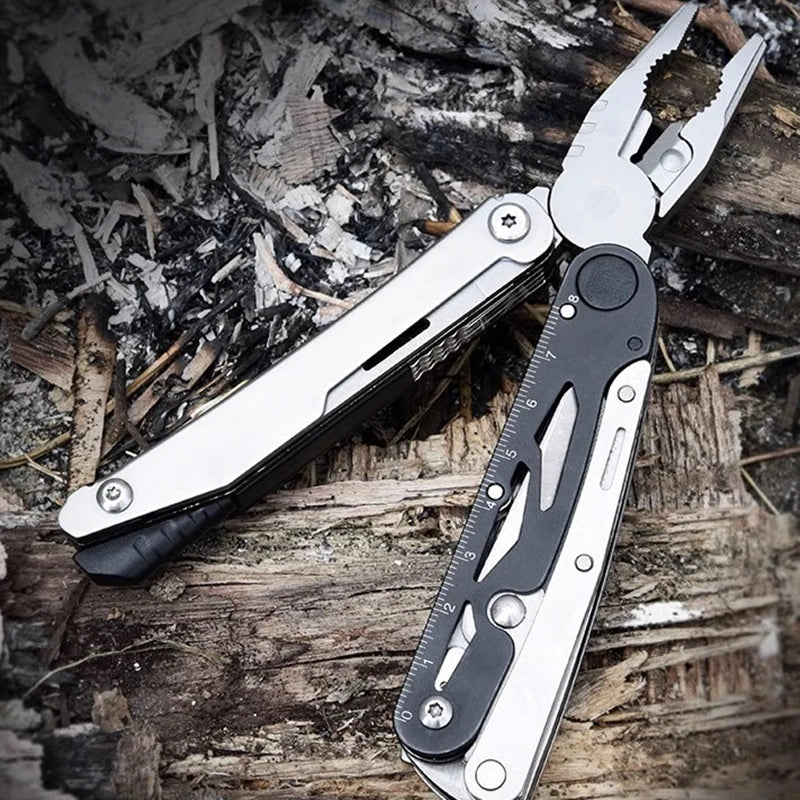 Tragbares Klappzangen-Multitool - Drahtschneider (Survival-Camping-Werkzeug)