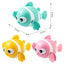 Cute Clownfish Clockwork Bath Toy for Toddlers (0-6 Years), Unisex Plastic PP Swimming Water Toy