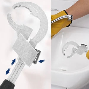 Universal Adjustable Wrench : Multi-Function Plumbing and Sink Spanner
