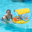Inflatable Dinosaur Baby Swimming Float Seat with Canopy for Pool Kids Water Toy Swim Ring Boat
