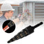 5 In 1 HVAC Repair Tool: Air Conditioner Copper Pipe Expander Swaging Drill Bit Set for Soft Copper Tubing