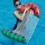 Inflatable Pool Lounger Chair PVC Water Hammock Float Foldable Air Mattress Bed for Beach Swimming Pool Lake and Summer Water Sports