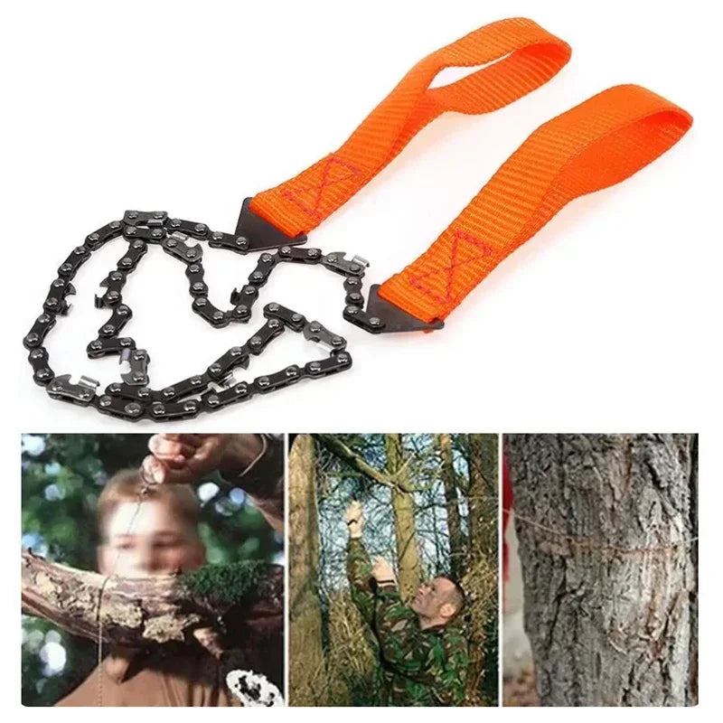 Portable 11-Teeth Wire Saw - Multifunctional Outdoor Survival Tool
