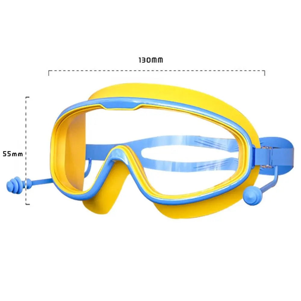 Swim Goggles for Kids Toddler 3-15 Anti Fog No Leak Clear Wide Vision