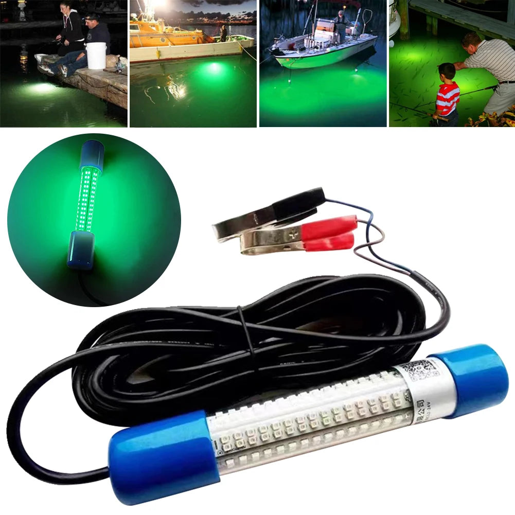 50W DC12-24V Night Fishing Light LED Underwater Lamp Submersible Fishing Light Waterproof