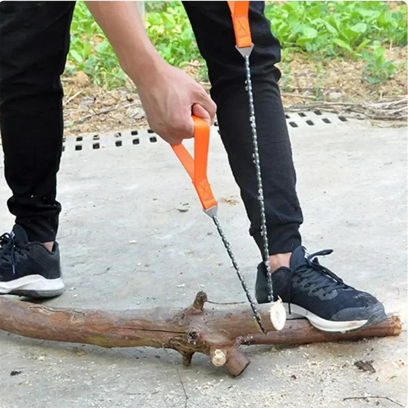 Portable 11-Teeth Wire Saw - Multifunctional Outdoor Survival Tool
