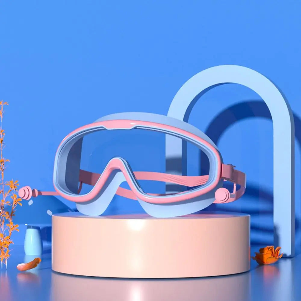 Swim Goggles for Kids Toddler 3-15 Anti Fog No Leak Clear Wide Vision