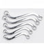 Llave Allen de Doble Extremo Tipo S 140-240MM Llave de Anillo Combinada Herramientas de Reparación de Placa de Ciruela Curvada
