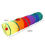 Tunnel en plastique non électrique pour chats d'intérieur - Tube de jeu pliable avec judas
