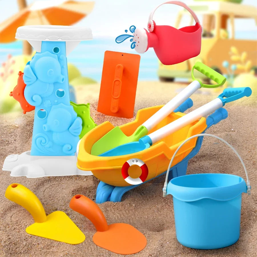 Children's Versatile Beach Toy Set with ATV and Bucket
