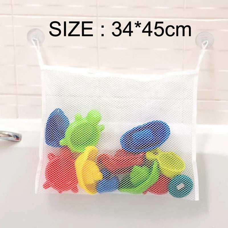 Cognitive Floating Toy Storage Bag for Baby Bath