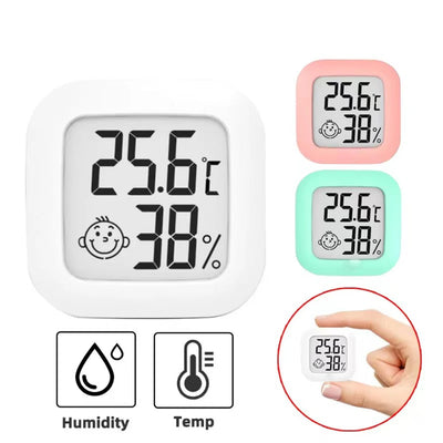 LCD Digital Thermometer Hygrometer Indoor Room Mini Electronic Temperature Humidity Meter Sensor Gauge Weather Station for Home