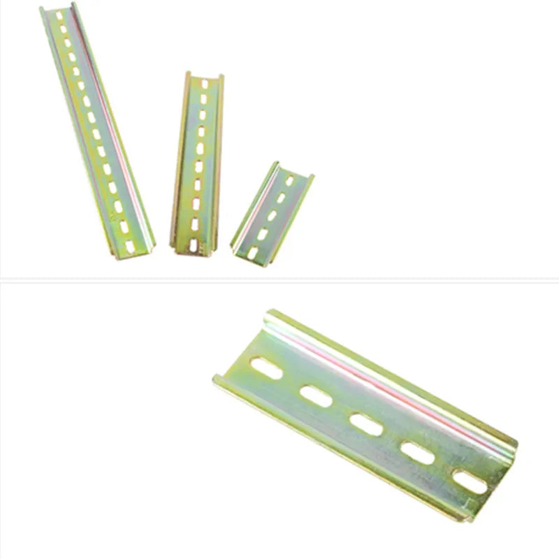 35 mm universelle DIN-Schiene aus Aluminium – Schlitzschiene für Leistungsschalter und Klemmenblöcke