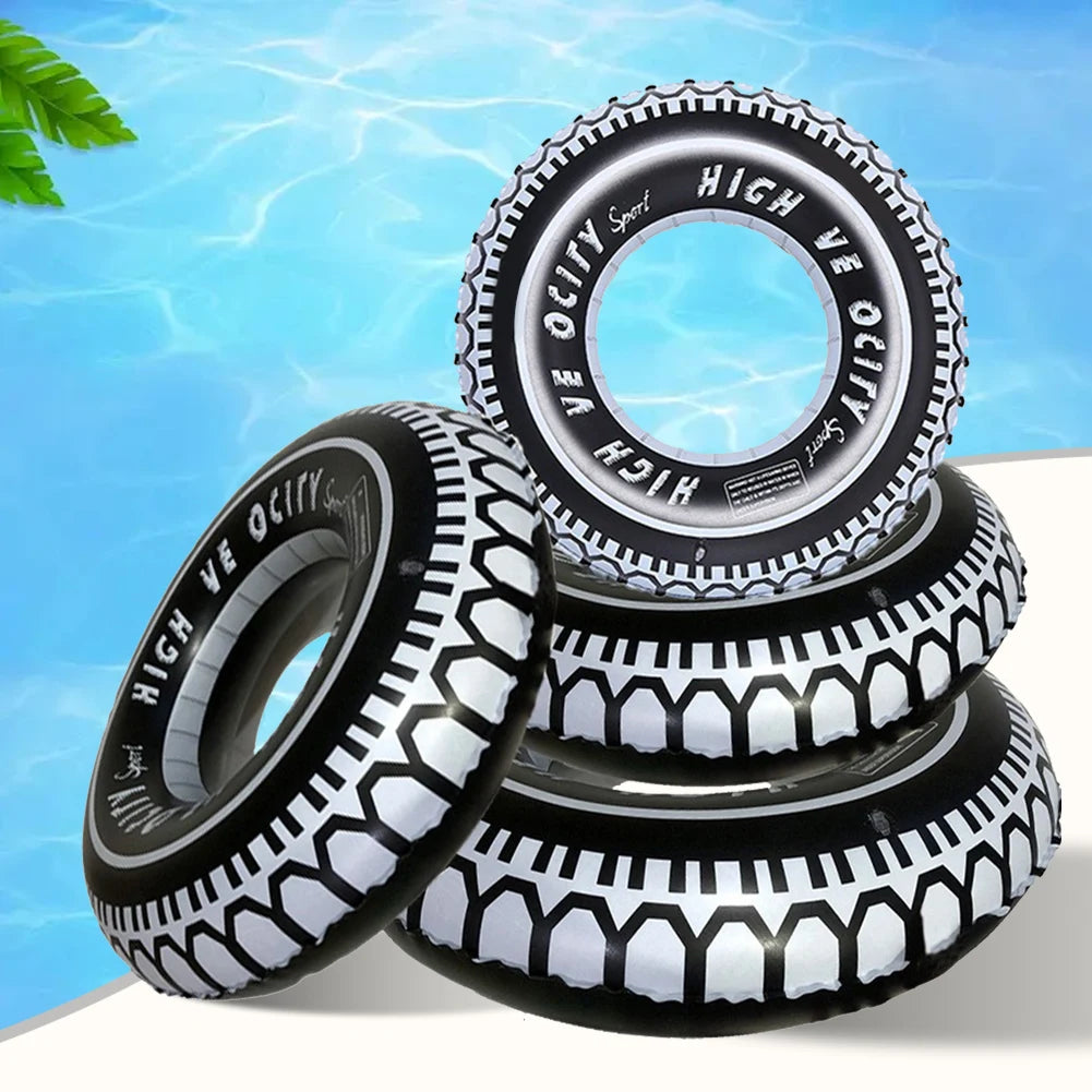 Plastic Inflatable Tire Inflatable Tire Tube Balloons for Car Party Decorations PVC Swim Ring ...