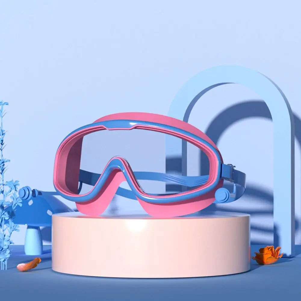 Swim Goggles for Kids Toddler 3-15 Anti Fog No Leak Clear Wide Vision