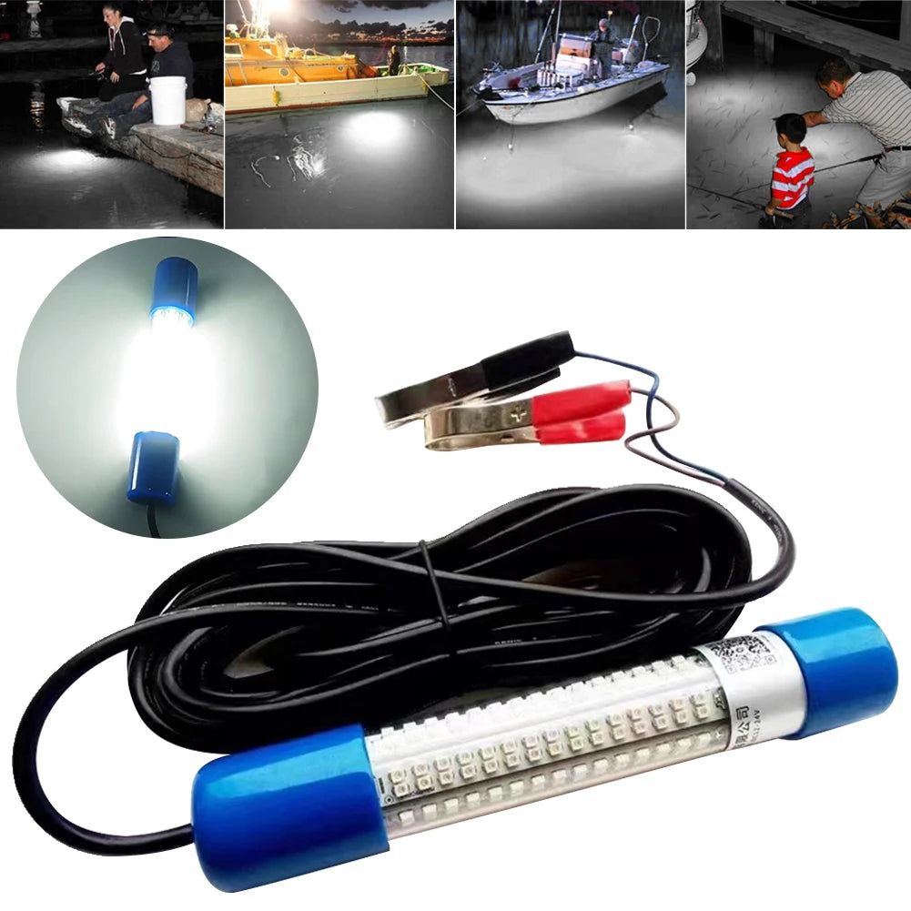 50W DC12-24V Night Fishing Light LED Underwater Lamp Submersible Fishing Light Waterproof