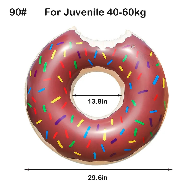 Aro de Natación Hinchable Reforzado, Tubo de Natación Duradero para Niños, Adolescentes y Adultos, Flotador para Piscina Ideal para Diversión de Verano en el Parque Acuático o la Playa