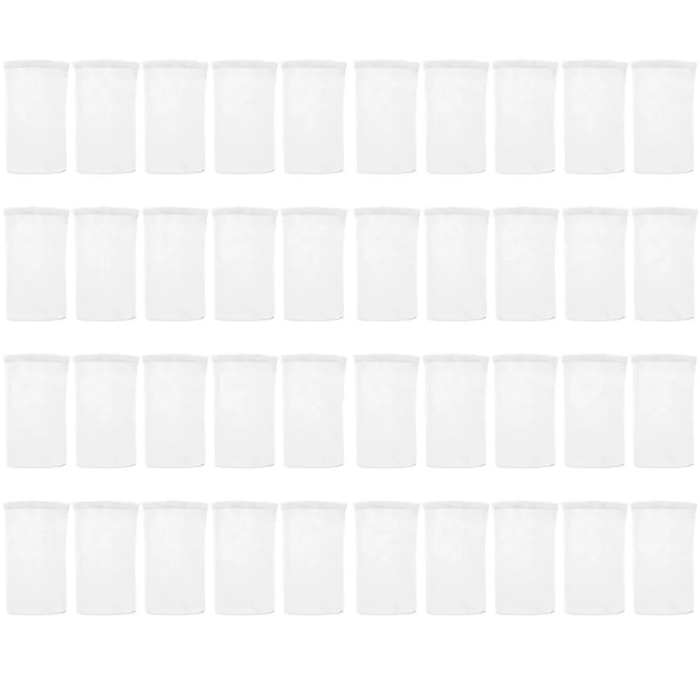 5-50pcs Calcetines para Desnatador de Piscina Diseño de Malla de Nylon Elástica Detritos de Estanque Hojas Filtros Cesta Desnatadores Accesorios para Piscina