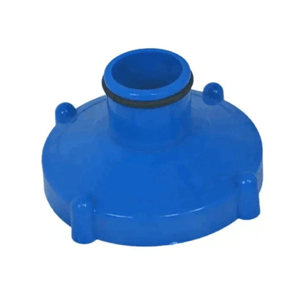 Conector de manguera de piscina de reemplazo azul de PVC de 80 mm a 32 mm