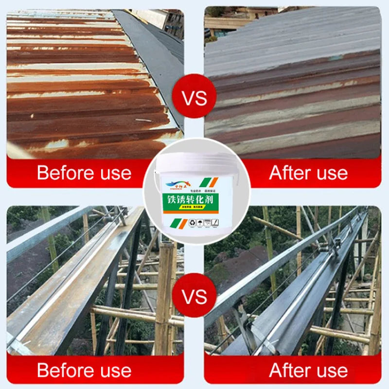 Mehrzweck-Rostumwandlermittel, wasserbasierte Metallfarbe, Rostumwandlungsgrundierung, Farbe für Stahlfliesen, Renovierung von Türen und Fenstern