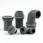PVC Pipe 90° Elbow Direct Connectors Aquarium Overflow Joints Garden Irrigation Inlet Outlet Drain Fitting