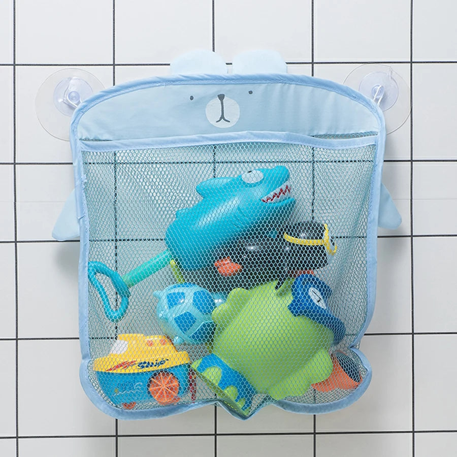 Cognitive Floating Toy Storage Bag for Baby Bath
