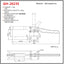 GH-20235 Horizontal Toggle Clamp with U-Bar, 340KG Capacity